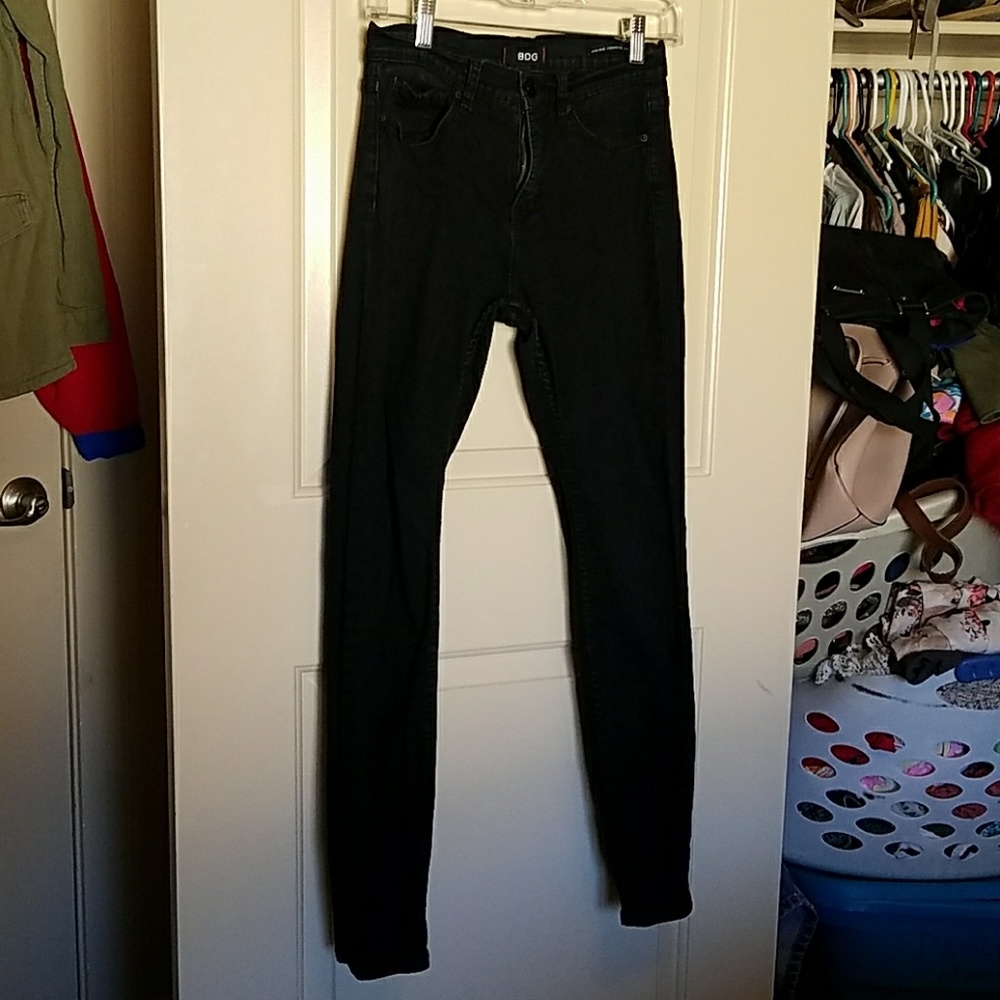 Bdg high-rise cigarette ankle black jeans - Picture 3 of 5
